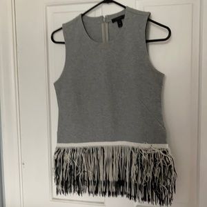 J. Crew vest/shirt with tassels on bottom